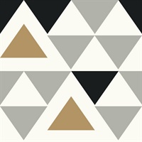 Geometric Triangle P & S Wallpaper