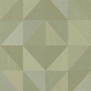 Geometrico Congo White Wallpaper