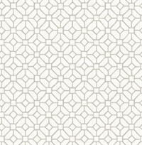 Gigi Light Grey Geometric Wallpaper