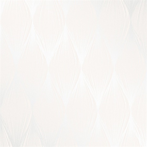Gleam Cream Linear Ogee Wallpaper