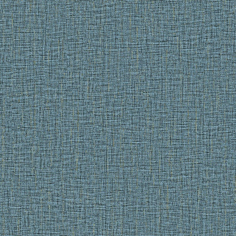 Glenburn Blue Woven Shimmer Wallpaper