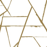 Gold Metallic Intersect Wallpaper