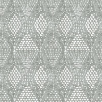 Grady Grey Dotted Geometric Wallpaper