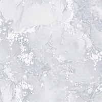 Grandin Light Grey Marbled Wallpaper