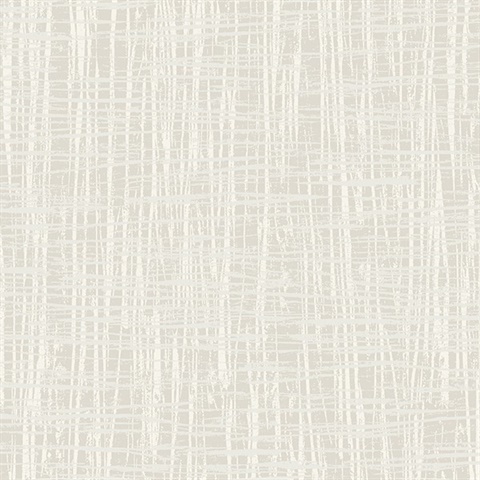 Grasscloth Look Metallic Wallpaper