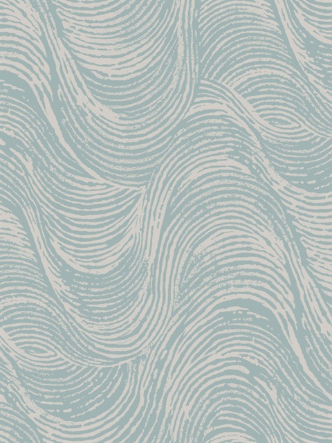 Great Wave Textured Wallpaper