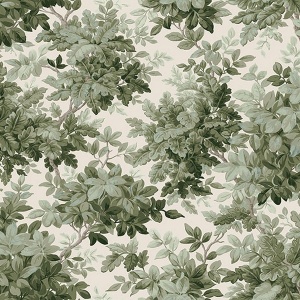 Greenwood Dark Blue Deciduous Wallpaper