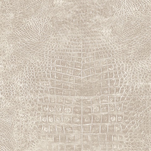 Grey Crocodile Skin Wallpaper