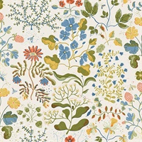Groh Green Floral Wallpaper
