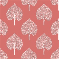 Grove Coral Peel & Stick Wallpaper