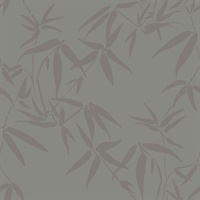 Guadua Grey Bamboo Leaves Wallpaper