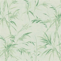 Hali Light Green Fronds Wallpaper