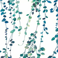 Hanging Watercolor Vines Peel & Stick Wallpaper