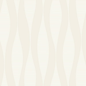Harmony Ikat Waves Metallic Carbon Wallpaper