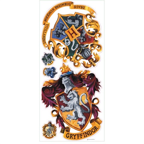 Harry Potter - Crest Peel & Stick Giant Wall Decal