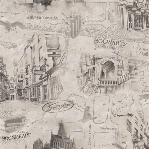 Harry Potter Map P &amp; S Wallpaper
