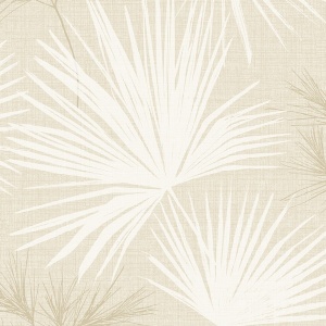 Hatteras Grey Palms Wallpaper