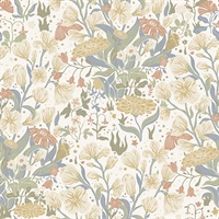 Hava Neutral Meadow Flowers Wallpaper