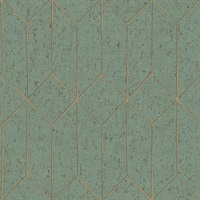 Hayden Mint Concrete Trellis Wallpaper