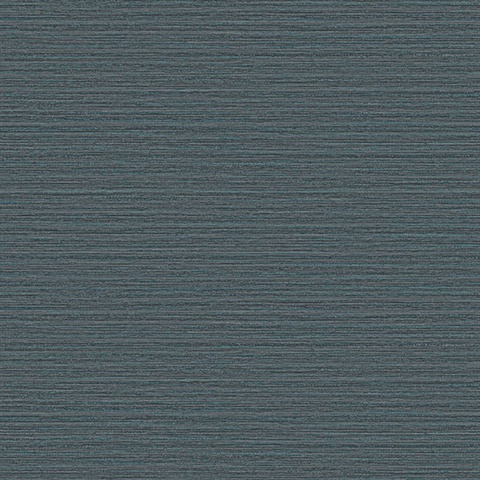 Hazen Dark Blue Shimmer Stripe Wallpaper