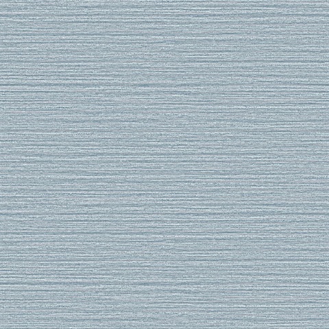 Hazen Sky Blue Shimmer Stripe Wallpaper