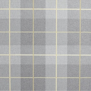 Hector Charcoal Plaid Wallpaper