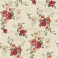 Heirloom Rose Removable Wallpaper