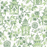 Helaine Green Pagoda Wallpaper