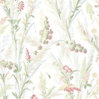 Hillaire Green Meadow Wallpaper