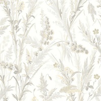 Hillaire Wheat Meadow Wallpaper