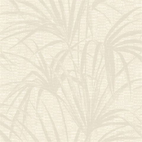 Hilo Cream Palm Wallpaper