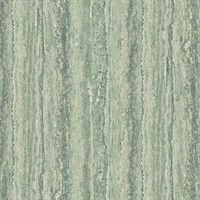 Hilton Green Marbled Paper Wallpaper