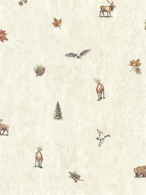 Hiram Fog Animal Toss Wallpaper