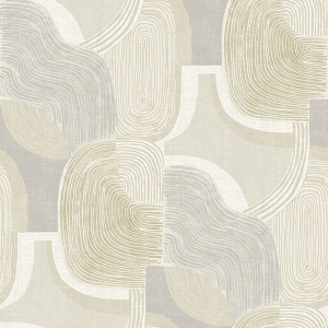 Hollace Honey Geometric Wallpaper