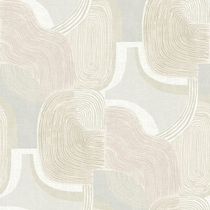 Hollace Honey Geometric Wallpaper