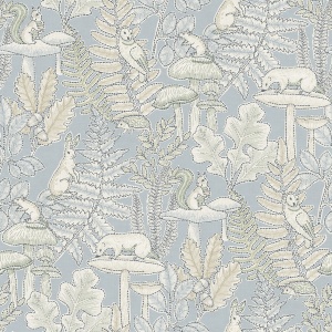 Holt Sage Woodland Wallpaper