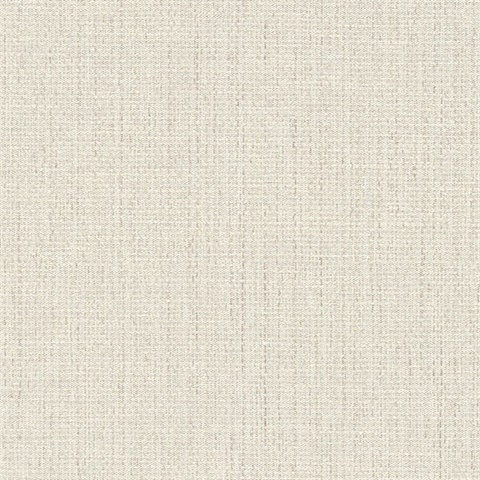 Hoshi White Woven Wallpaper