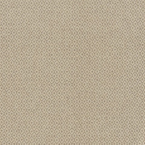 Hui Mauve Paper Weave Grasscloth Wallpaper