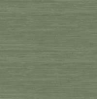 Hunter Green Classic Faux Grasscloth Peel & Stick Wallpaper