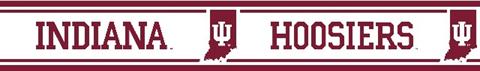 Indiana Peel and Stick Collegiate Wall Border