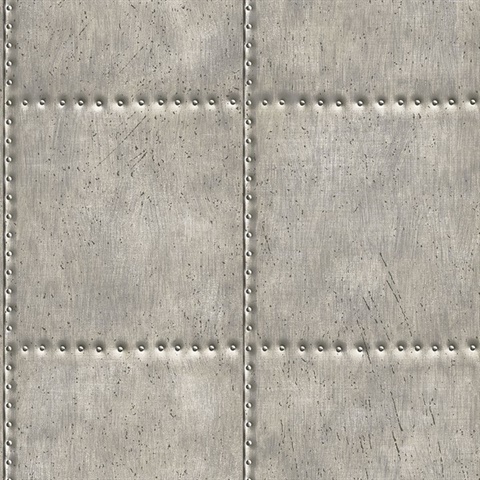 Indium Silver Sheet Metal Wallpaper