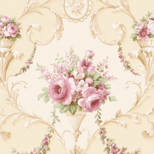 In-register Ornamental Floral