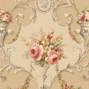 In-register Ornamental Floral