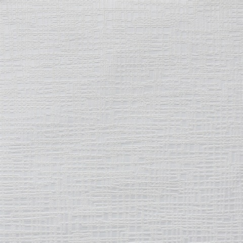 Interlocking Yarn Paintable Wallpaper - White