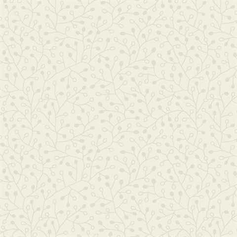 Intrigue Wallpaper - Pearl on White