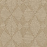 Intrinsic Light Brown Textured Geometric Wallpaper