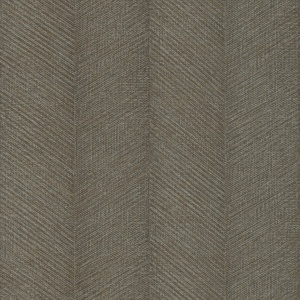 Ione Evergreen Textured Chevron Wallpaper