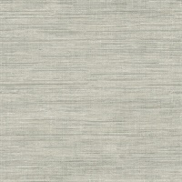Island Grey Faux Grasscloth Wallpaper