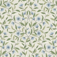 Jasmine Cornflower Wallpaper