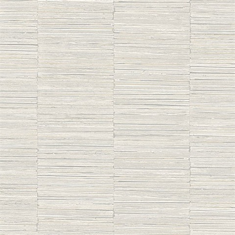 Jenga Light Grey Striped Column Wallpaper